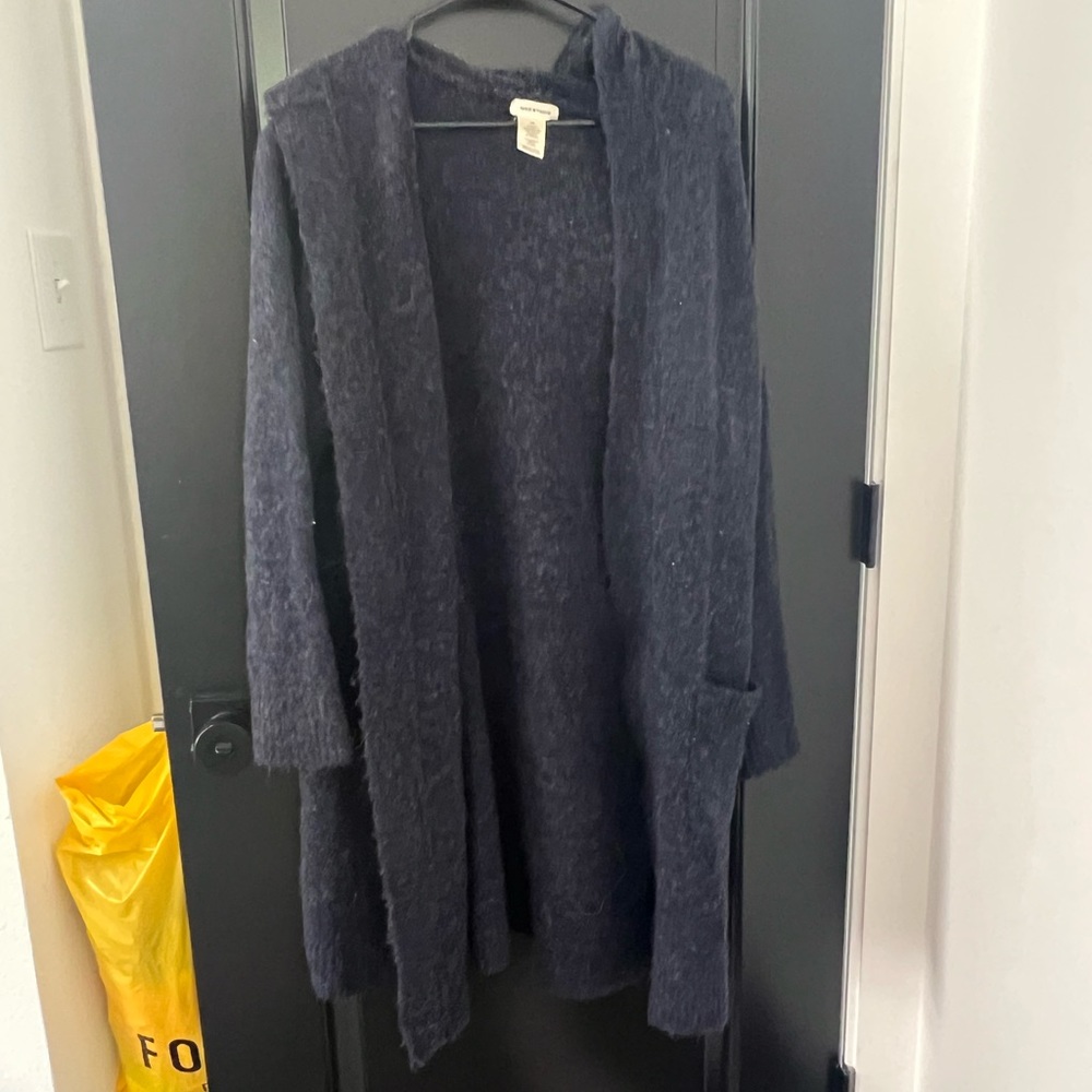 Thick long cardigan